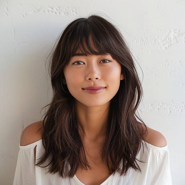 方型脸适合什么刘海，方形脸福音：三款修饰脸型的绝佳刘海选择