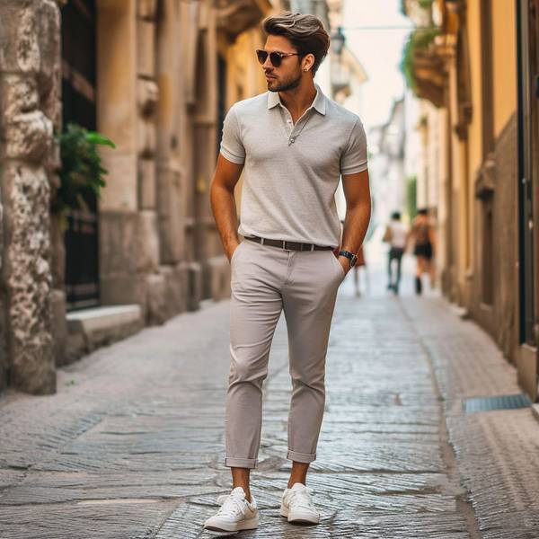 灰色上衣配什么颜色裤子好看，灰色上衣穿搭指南：最全裤子配色方案推荐