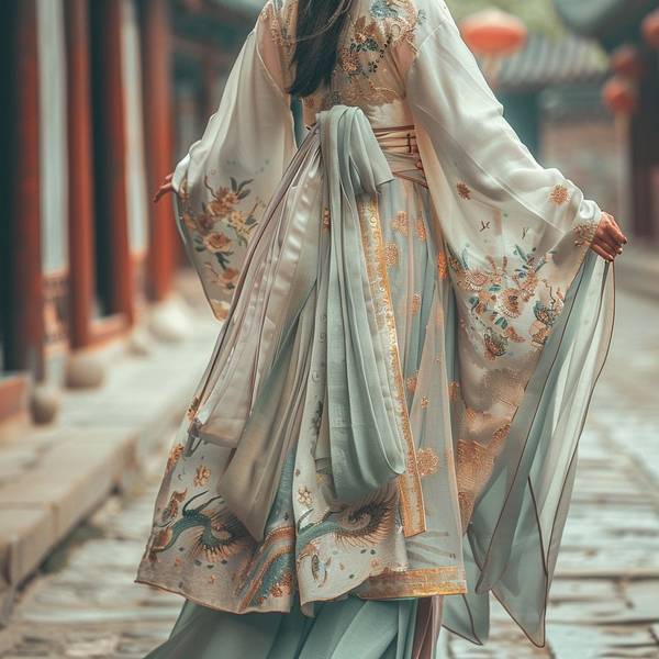 古代裙子所有款式名称,古代裙裳大观:从深衣到凤尾裙的款式全览