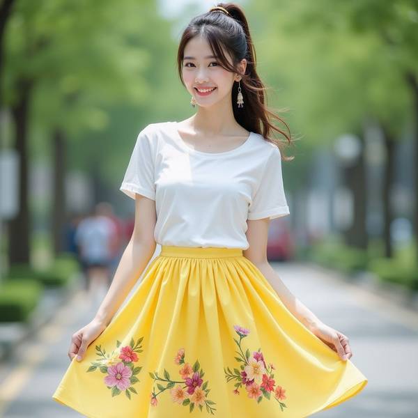 黄色上衣配什么颜色裤子,黄色上衣搭配全攻略,选对裤子颜色瞬间时髦