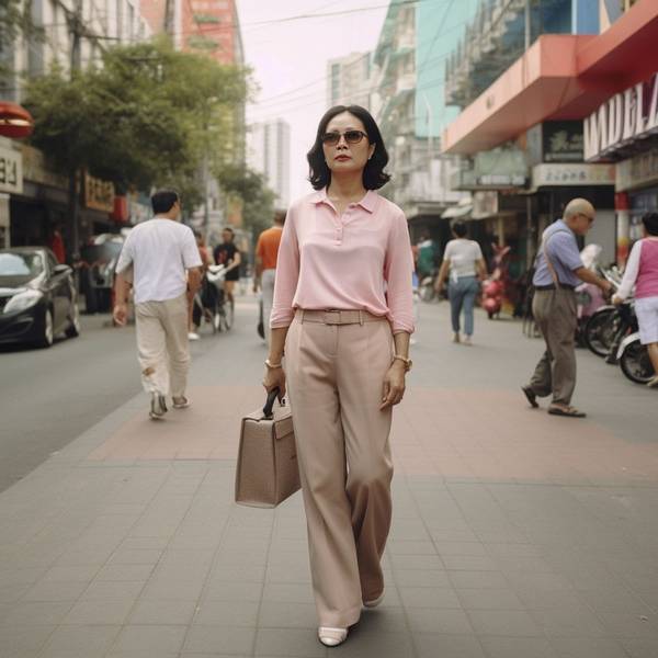 粉色上衣配什么颜色裤子，18套粉色上衣配色方案点亮你的少女感穿搭