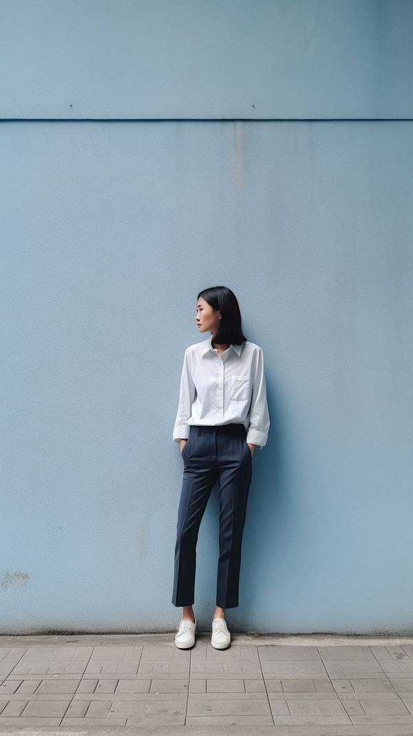浅蓝色上衣配什么颜色裤子好看，浅蓝上衣配这几种裤子颜色最显气质