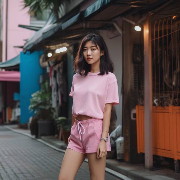 粉色裤子搭配什么颜色上衣,粉色裤子配这5种颜色上衣洋气又显白