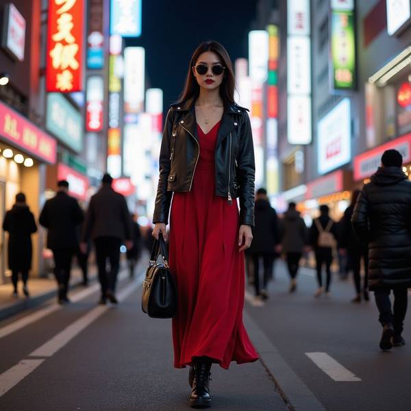 红色蕾丝连衣裙搭配什么外套，冬日红色蕾丝连衣裙的外套搭配指南：优雅与温暖兼备的25种方案