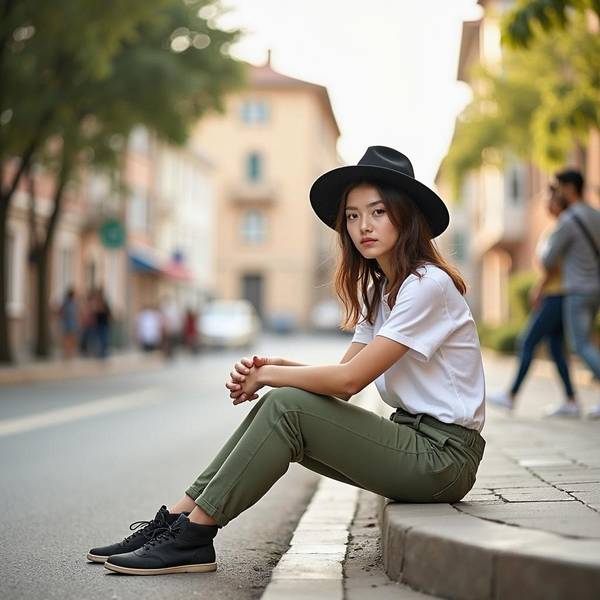 绿裤子配什么颜色上衣，绿裤子搭配白色上衣：清新时尚经典配色指南