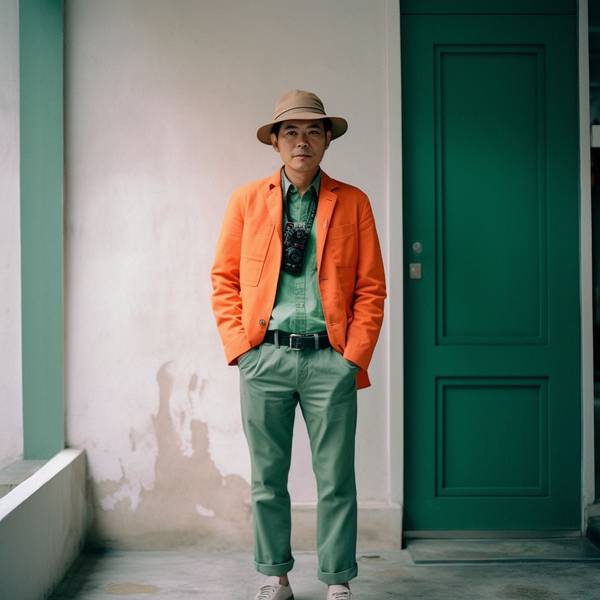 草绿色裤子配什么颜色上衣，草绿色裤子的万能配色指南让你轻松出彩