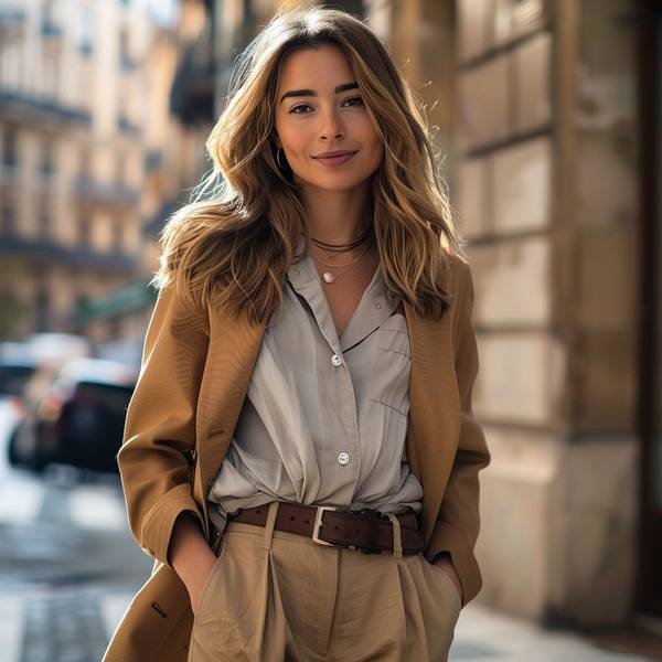 咖啡色上衣配什么颜色裤子好看，咖啡色上衣搭配指南：五种最佳配色方案