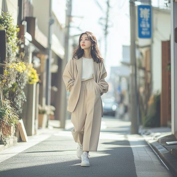 杏色裤子配什么颜色上衣,杏色裤子配这8种上衣颜色最显白高级