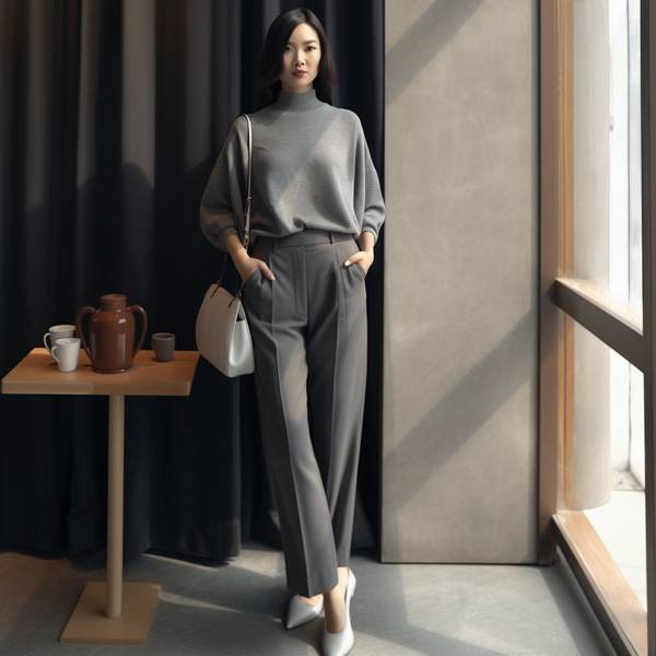 灰色裤子搭配什么颜色上衣，7种最耐看灰色裤装搭配方案，教你轻松驾驭上衣配色