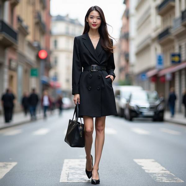 黑色连衣裙配什么鞋子好看,黑色连衣裙搭配这五双鞋子时髦又显高