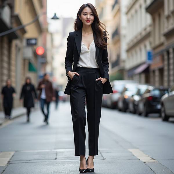 五五分身材怎么穿衣服,五五分身材穿搭术:优化比例重塑黄金曲线