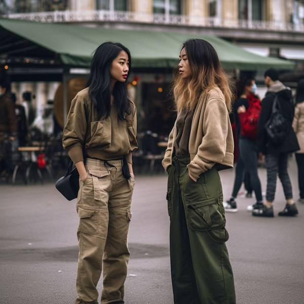 卡其色裤子配什么颜色衣服好看，10种配色方案穿出卡其裤的时尚气质