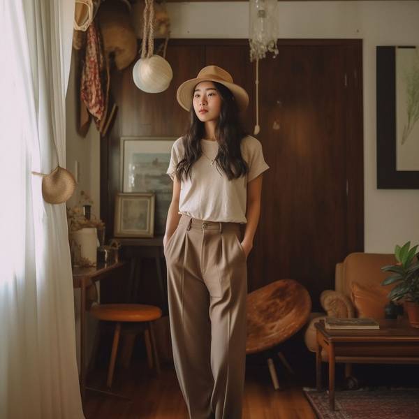 咖啡色裤子配什么颜色上衣，咖啡色裤子最全搭配指南25套配色方案示范