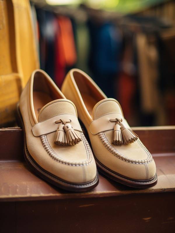 乐福鞋怎么搭配衣服，春秋新风尚：乐福鞋4种搭配方案打造简约高级感