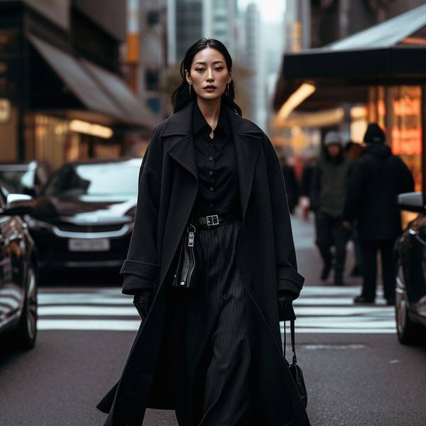 肤色黑穿什么颜色衣服显白,深色系穿搭指南:5种显白颜色让黑肤色更高级