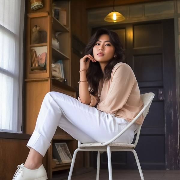 白色运动裤配什么上衣好看，白色运动裤搭配指南：从休闲到高级的配色方案