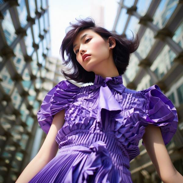 紫色衣服配什么颜色裙子，紫色与裙装色彩搭配的时尚灵感指南