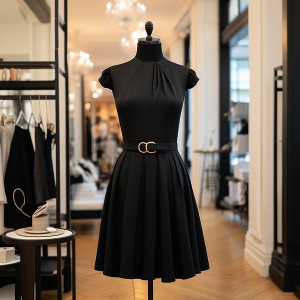 黑色无袖连衣裙配什么外套，黑裙无袖穿搭指南：这4件外套最显气质