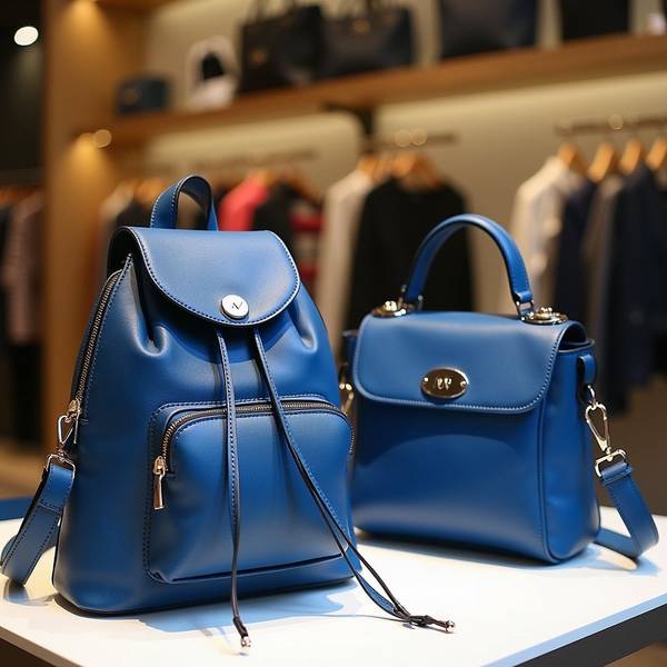 蓝色包包配什么颜色衣服，蓝色系包包万能搭配法则：五种绝配色系提案