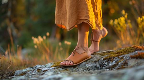 棉麻连衣裙配什么鞋子，春意盎然时：棉麻连衣裙的绝配鞋履指南