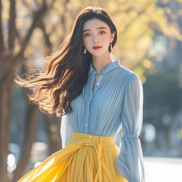 蓝色上衣配什么颜色裤子，蓝色上衣的绝佳搭配色彩全揭秘