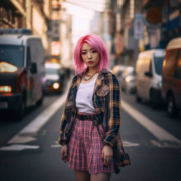 粉色头发怎么搭配衣服，粉发女孩的穿搭密码与配色全攻略