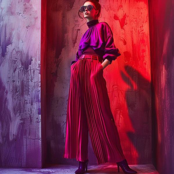 红色裤子搭配什么颜色上衣，红裤亮眼穿搭指南：五种最佳配色方案引领秋冬潮流