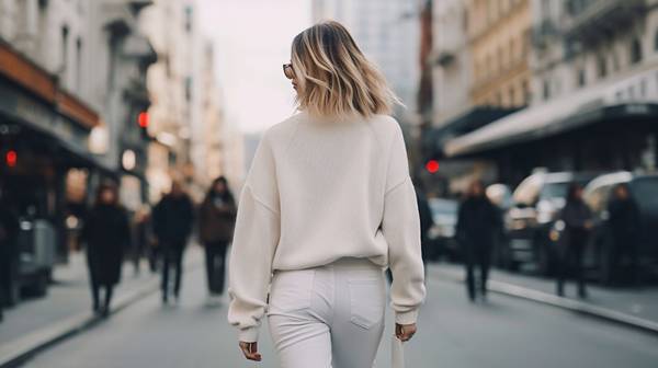 白色运动裤配什么上衣好看，白色运动裤搭配指南：从休闲到高级的配色方案