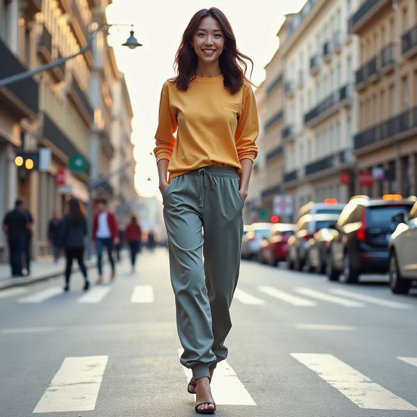 墨绿色裤子配什么颜色上衣，墨绿裤装的25种高级感配色方案