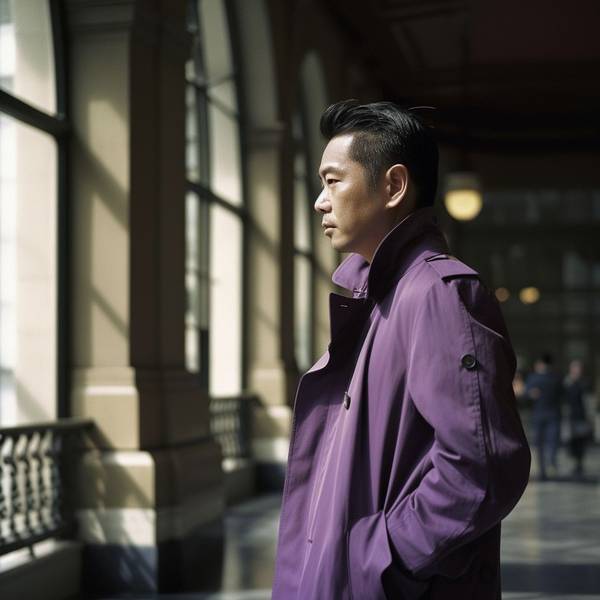 紫色外套配什么颜色裤子，紫色外套的绝佳裤装色彩搭配指南