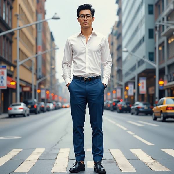 蓝色鞋配什么颜色裤子,撞色蓝鞋穿搭法则:五种绝配裤装色彩即刻提升造型魅力