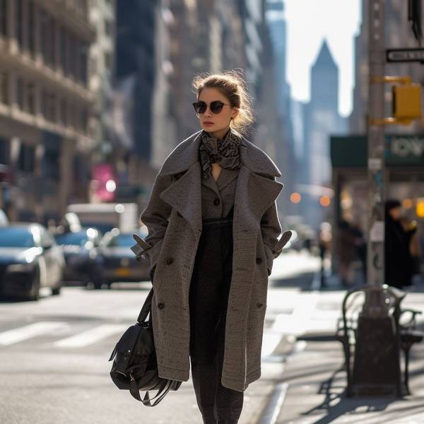 灰色单鞋搭配什么衣服，25种灰色单鞋点亮日常的优雅搭配公式