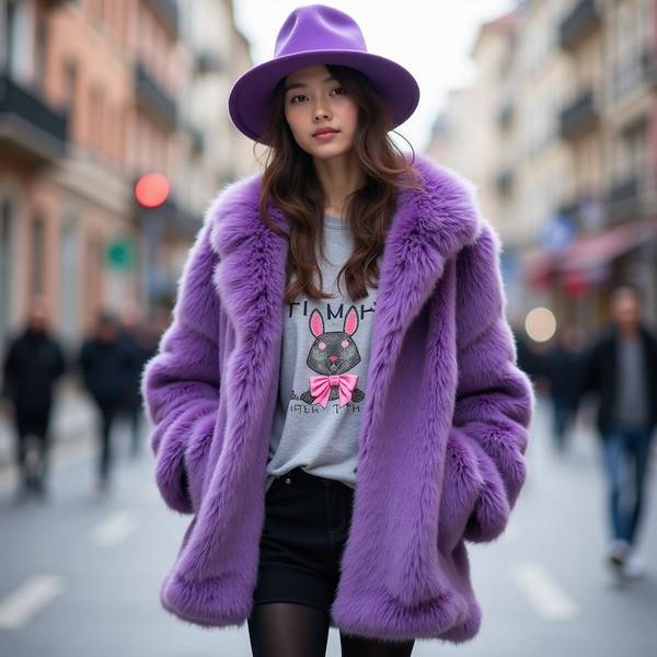 皮肤黑的人穿紫色好看吗，深紫色魅力指南，为偏黑肤色解锁气色密码