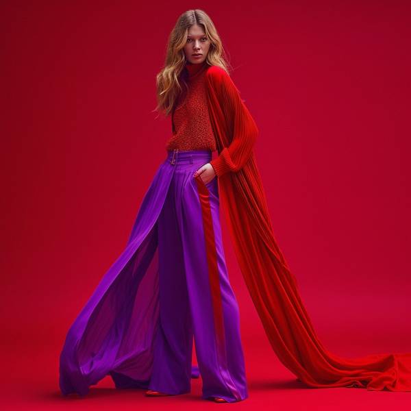 红色裤子配什么颜色上衣，深红惊艳的穿搭手册，解锁25种别致配色方案