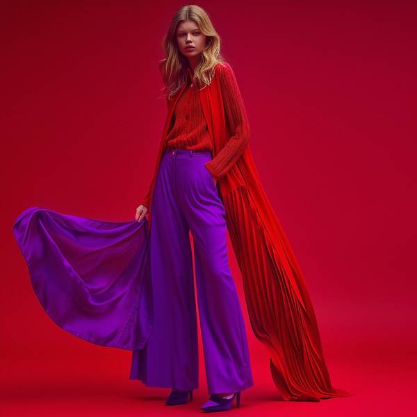 红色裤子搭配什么颜色上衣，红裤亮眼穿搭指南：五种最佳配色方案引领秋冬潮流