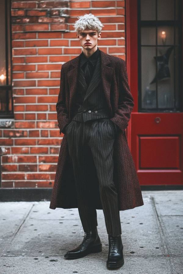 砖红色裤子配什么颜色上衣，砖红裤子的经典配色指南百搭法则