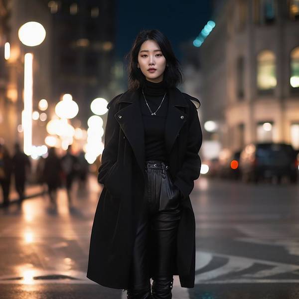 黑色衣服配什么颜色裤子，黑色系穿搭指南：匹配不同风格的颜色搭配技巧