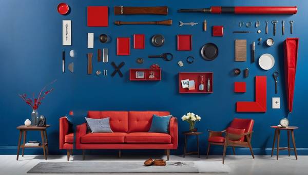 红色的对比色是什么颜色，蓝色的魔力：解析红色的经典对比色奥秘