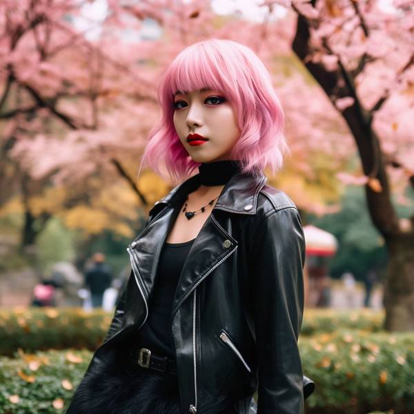 粉色头发怎么搭配衣服,粉发女孩的穿搭密码与配色全攻略