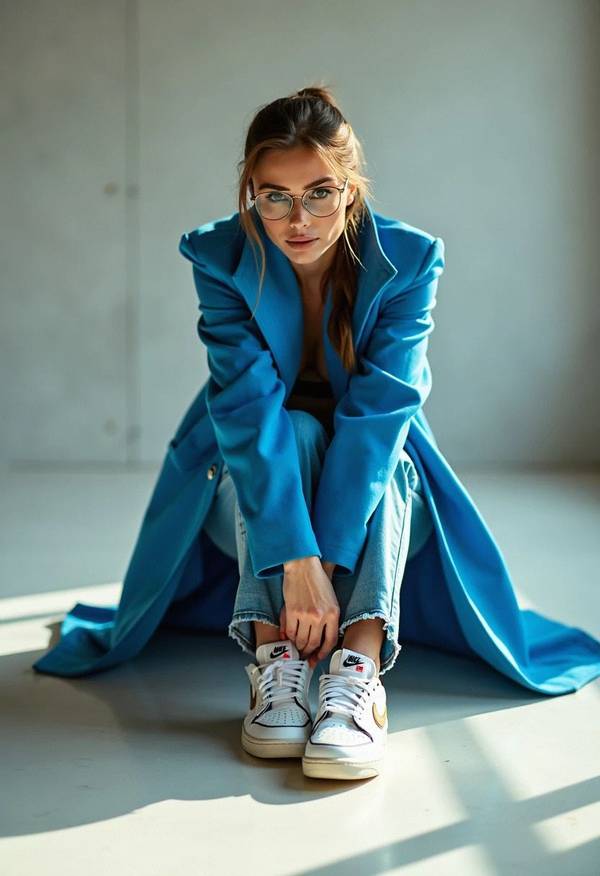 蓝色外套配什么裤子，蓝色外套穿搭指南：这5条裤子搭配时髦又显瘦