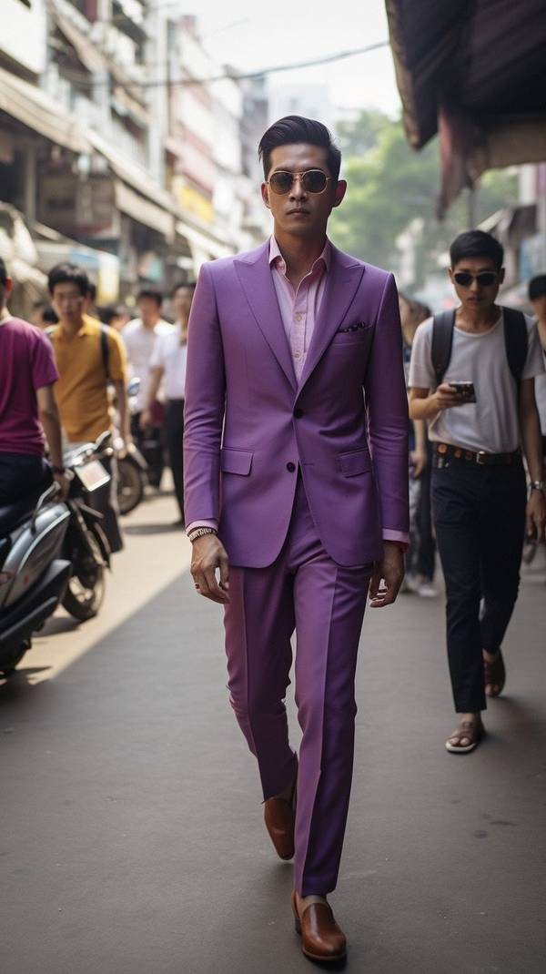 紫色的鞋子配什么裤子，25款紫鞋与各色裤装的搭配方案推荐