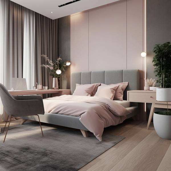 淡粉色配什么颜色好看，淡粉色搭配高级灰与暖米白的时尚美学