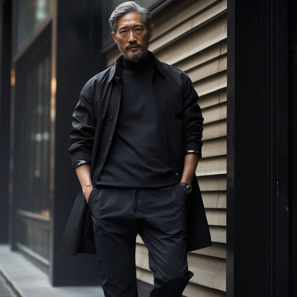 灰色配黑色好看吗，深灰配玄黑：经典配色的永恒魅力解析