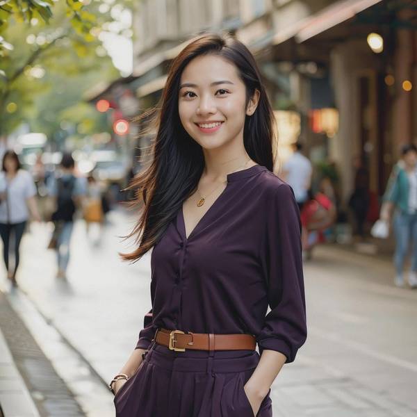 紫色上衣配什么颜色裤子好看，8款完美配色方案解锁紫色上衣穿搭密码