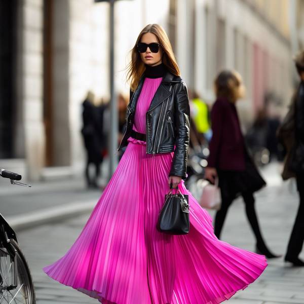 粉色连衣裙配什么鞋子，粉色连衣裙搭配指南：从高跟鞋到运动鞋的完美选择