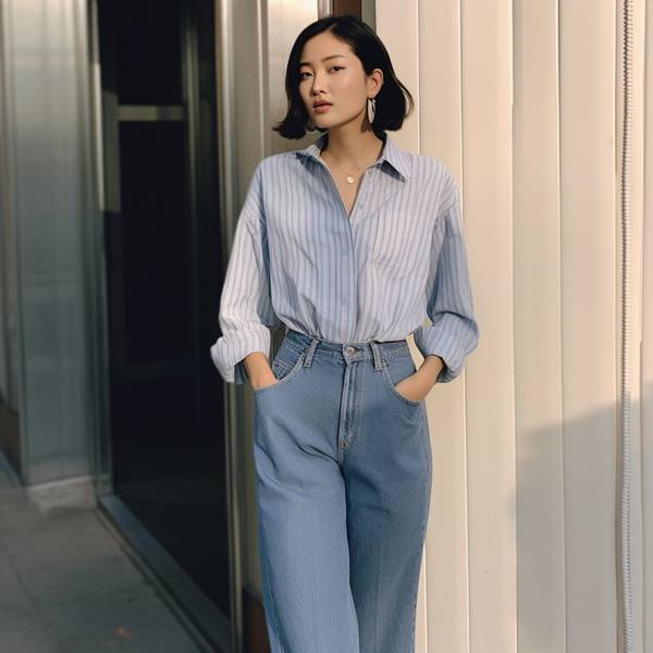 浅蓝色上衣配什么颜色裤子好看，浅蓝上衣配这几种裤子颜色最显气质