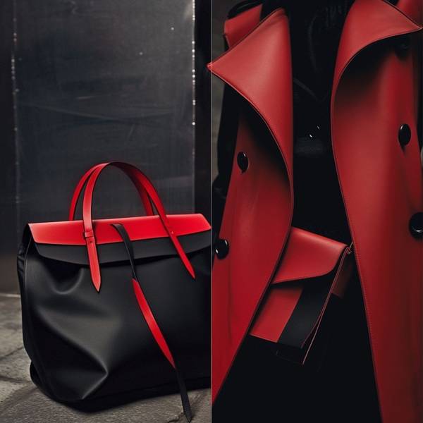 红色和什么颜色搭配好看,红色与黑色永恒的经典搭配美学