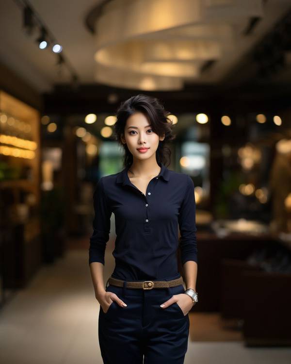 藏蓝色裤子配什么颜色上衣,藏蓝裤子配这3种上衣颜色的搭配方案