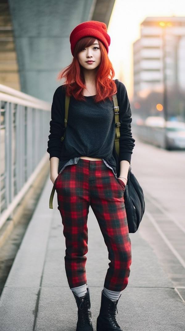 红色裤子配什么上衣好看，15种绝美搭配法则 解锁红色裤子的时尚穿搭