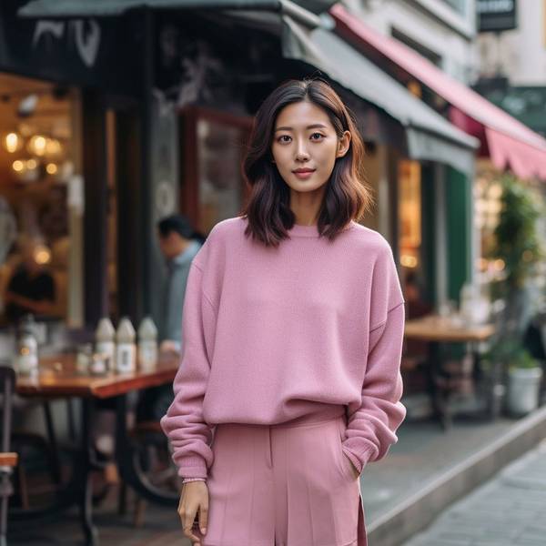 粉色短裤配什么颜色上衣，粉系穿搭秘籍：8种配色解锁粉色短裤时尚造型